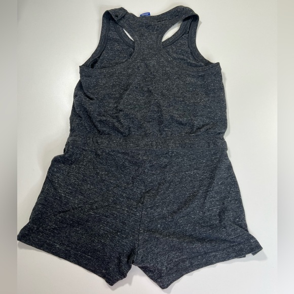 Nike Gray ‘Gym Vintage Romper’ Size Small With Shoulder Snaps - Picture 5 of 16